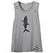 So'each Women's Marine Animal Shark Letters Graphic Print Tee Cami Tank Top