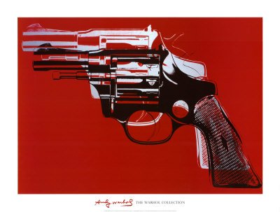 Guns, c.1981-82 Art Poster Print by Andy Warhol, 40x30