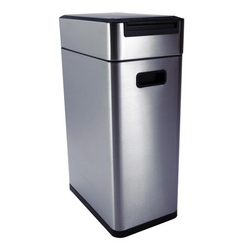 Childrens Toyshop  Kitchen & Housewares : Oxo Good Grips Touch Can 10-1/2-Gallon/40-Liter, Brushed Stainless Steel