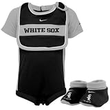 Chicago White Sox Baby Nike Onesie, Bib, and Booties