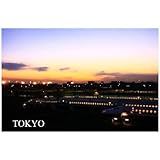 「TOKYO」の大井の新幹線車両基地の文字入りポストカード絵葉書ハガキはがき