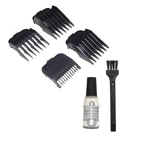 Wahl 4 Attachment Comb Set - for Wahl Super Taper, Chromepro, Balding, Magic 5 Star and other Wahl Clippers