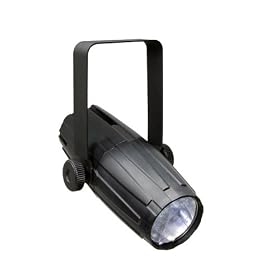 Brand New Chauvet Led Pinspot 2 High Powered Efficient Mirror Ball Spot Light with Gel Pack and Extra Lens