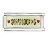 Heart Scrapbooking Italian Charms Bracelet Link