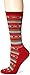 Sockwell Women's Cabin Fair Isle Socks, Ruby, Medium/Large