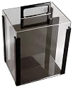 Acrylic poker chip carrier with 1,000 chip capacity