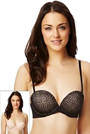 2 Pack Push-Up Multiway Textured A-DD Bras