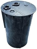 Little Giant BB1830CS2V2D 18 x 30 Structural Foam Basin, Bolt-in Cast Iron Hub, 2 Vent, 2 Discha