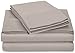Amazon Basics 400 Thread Count Sheet Set, Queen, Stone Grey