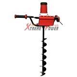 Buy 1200W 1.6HP Electric Post Hole Digger w  4 and 10 Auger Bits