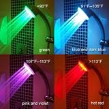 LED - Dusche Duschkopf Wellness Brause 4-farbig