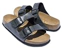 Birkenstock Soft Arizona Tree Trunk Black