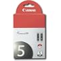 Canon PGI-5 BK 2-Pack Pigment Black Ink Tanks 0628B009