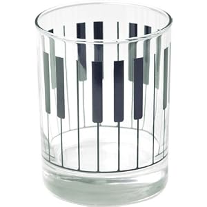 Keyboard Glass Tumbler