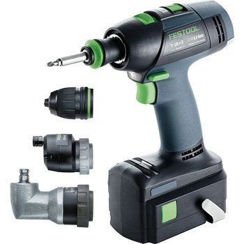 Festool T 18+3 Cordless Drill 4.2 Ah Li-ion Set