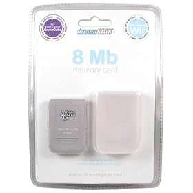 Wii 8Meg Flash Memory Card (colors may vary)