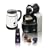 Magimix Nespresso M100 Coffee Maker & Aeroccino (Metal Grey)