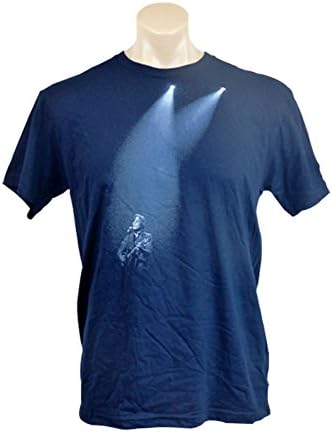 Jackson Browne Men's Spotlight Photo 2014 Tour Dates T-shirt Small Navy