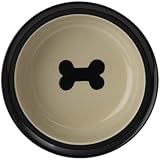 Petrageous Designs City Pets 8" Pet Bowl, Bones