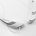 Rymemo Wireless Bluetooth 4.1 Stereo Headphone with Microphone - Silver/White
