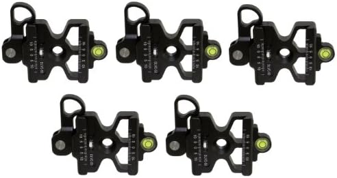 5 Pack Lever Clamp DLVC-50 w Bubble Level Desmond 50mm Arca-Swiss Compatible for Tripod Ball Head