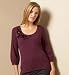 Info/Buy Pure Cotton Corsage Sequin Top