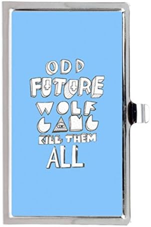 Odd Future Tyler Creator Earl Sweatshirt Golf Custom Rectangle Business Name Card Case,Stainless Steel Good quality card box holder