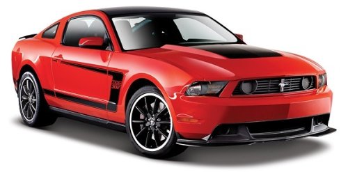 2011 Ford Mustang Boss 302 Orange 1/24 by Maisto 31269