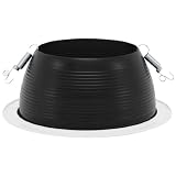 7 1/4 White Trim & Black Baffle For Use With Recessed Housing (C/O P30W)