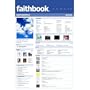 Faithbook God's Profile Art Poster Poster - 24x36 Poster Print, 24x36