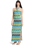 Alice & Trixie Women's Long Anise Dress, Jade Flame, X-Small