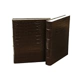 Junior Bound Crocodile Embossed Leather Album