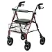 Invacare 65650R Four Wheel Rollator RED