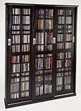 IMAGE OF Leslie Dame Triple CD,DVD Wall Rack Media Storage in Espresso