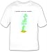 T-shirt with plant, aquarium