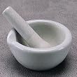 Mortar And Pestle Sets; Glazed Outside; Rough Inside; Capacity: 100mL