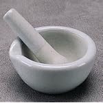 Mortar And Pestle Sets; Glazed Outside; Rough Inside; Capacity: 100mL