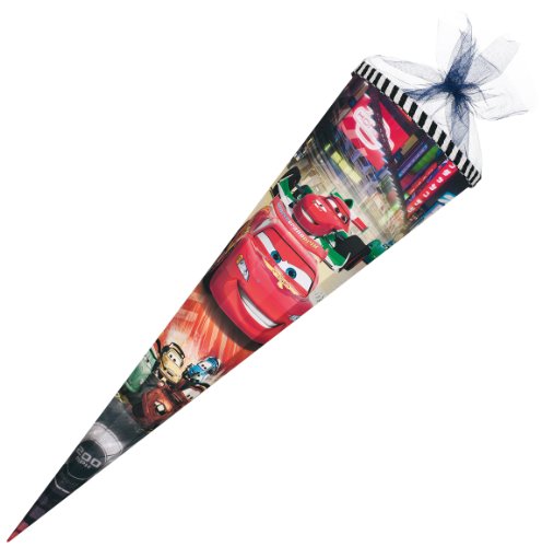 Nestler 7854270s-Schult&uuml;te Disney's Cars 2-Grand Prix mit Soundmodul, 85 cm, 12-eckig