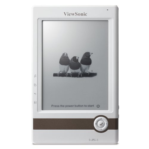 ViewSonic's 6-Inch Ebook Reader with 512MB Built-In Memory, External SD Card Option, MP3 Support (VEB612)