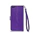 iPhone 6S Plus Case/iPhone 6 Plus Case, IZENGATE [Classic Series] Wallet Case Premium PU Leather Flip Cover Folio with Stand for Apple iPhone 6 Plus (2014) / Apple iPhone 6S Plus (2015) (Purple)