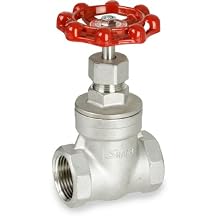 Sharpe Valves 30276 Series Stainless Steel 316 Gate Valve, Class 200, Non-Rising Stem, Inline, NPT Female