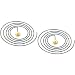 2 Gong Wire Grandfather Mantle 8 Day Clock fit Seikosha
