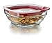 Rubbermaid Easy Find Lids Glass Food Storage Container, 2.5 Cup, Racer Red