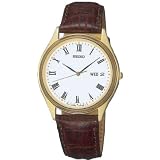 Seiko Gold Tone Dress Watch Strap SGG480 Watch by Seiko