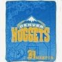 Denver Nuggets Royal Plush Raschel NBA Blanket Micro Series