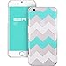iPhone 6 Plus Case, ESR the Beat Series Protective Case Bumper[Scratch-Resistant] [Perfect Fit] Translucent Hard Back Cover with Green Chevron Pattern for 5.5 inches iPhone 6 Plus (Green Chevron)
