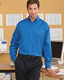 Harriton Long Sleeve Stain Release Twill Shirt. M500