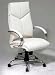 Office Star Deluxe Highback White Leather Executive Office Desk Chairs #7270
