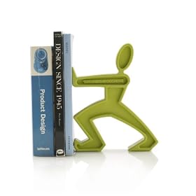 Black+Blum James the Bookend 8-1 2 by 7-1 2 by 2-1 4-Inch Bookend, Lime by Black+Blum