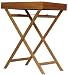 Bamboo Butler Tray on Stand 25 1/2"L x 17 3/4'W X 31 3/4"H